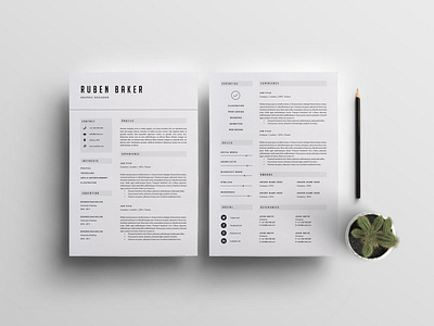 Resume Template 3 Page | CV Template #2