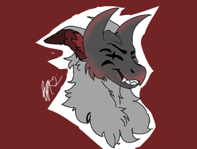 Little drawing of my fursona furry