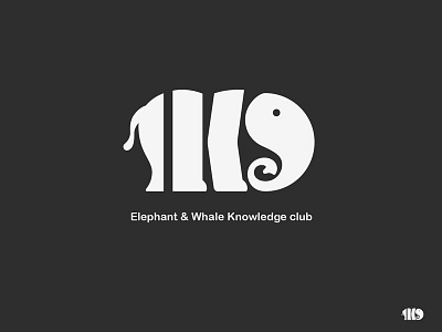 Elephant Whale Knowledge Club club elephant knowledge logo whale