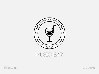Music Bar bar glass music musical note wine