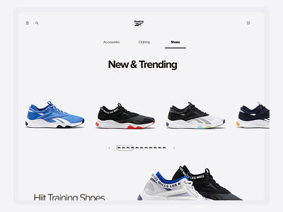 Practicing Motion #2 - Reebok Concept after effect animation ecommerce prototype animation shoes uidesign uiuxdesign