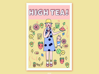夏日水果茶 illustration
