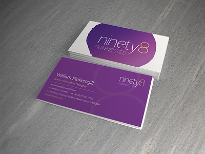 Branding | Connected Business Card branding business card