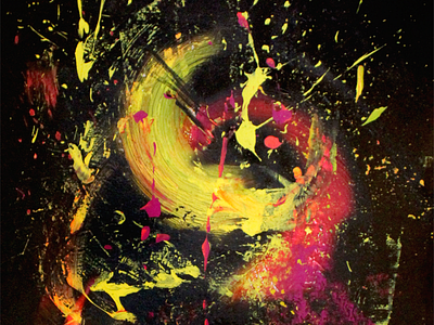 Fallen Souls abstract paint painting