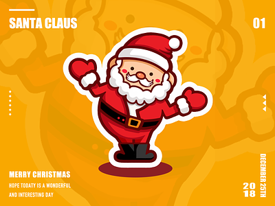 Santa Claus design illustration santa claus ui