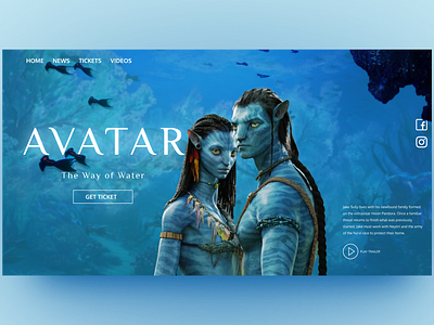 Avatar Concept Home page