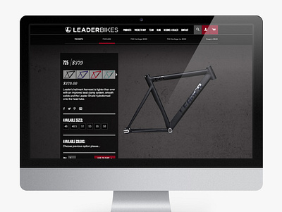 LEADER BIKES development ui ux