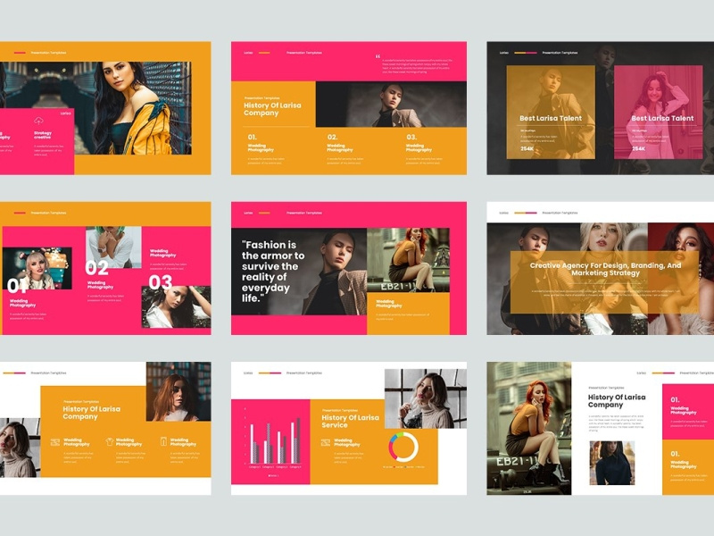 Larisa GoogleSlide Templates #05 by Desain nickolass on Dribbble