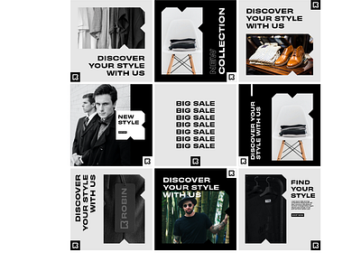 Social Media Design Kit for Robin Brand