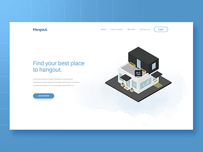 Hangout Landing Page