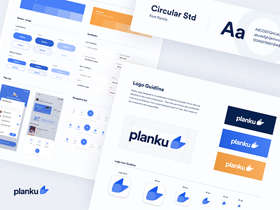 #Exploration | Style Guide Planku App academic activity app appointments blue campus dashboard design ios minimal product design student ui uidesign uiux