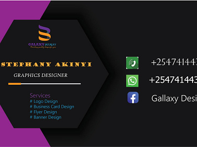 Business card 1 3d branding graphic design logo