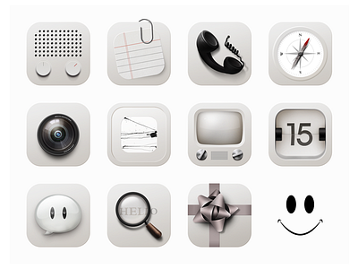 Realistic icons 2