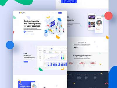 dpdigital - Website Design business consultancy dashboard design digital dotpixel agency estate finacial financial homepage housing management product page profile profit services startup tech user experience