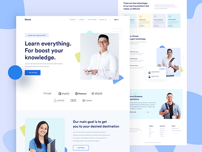 Skool ll Landing Page Design analytics analytics app app clean consultancy dashboad design design art ecommerce gradient iso mordern shopify software ui ui ux uiux web website woocommerce