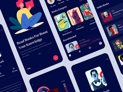 E Book Education App analytic dashboard app app app design best colorful concept dashboard ui design dotpixer agency dribbble e book e books e commerce ecommerce education education app product page reading ui uiux