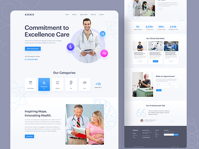 Assals - Medical website Design