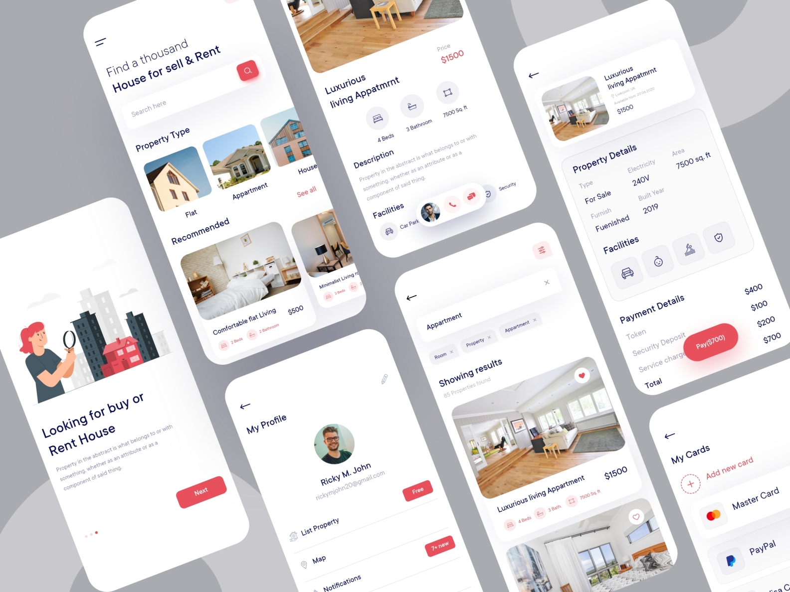 Property Mobile Application Design By Dotpixel Agency On Dribbble