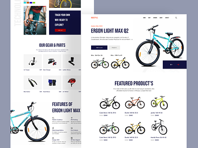 Bicycle Store Landing Page