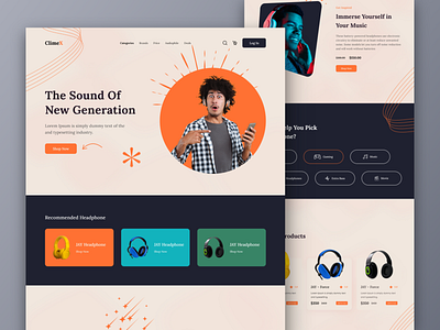 ClimeX eCommerce Landing Page