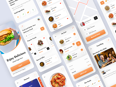 Food App (Food Recipe Application) - Light Version