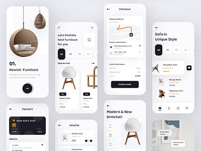Furniture Shop Mobile App Design