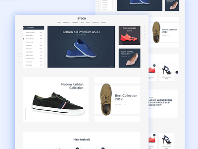 Stock – eCommerce PSD Template accessories auto car care business consultancy consulting corporate design ecommerce electronic fashion financial furniture illustration multipurpose online retail shoes shop shopping store