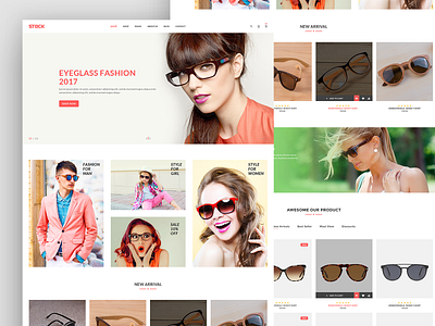 Stock – eCommerce PSD Template