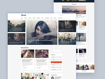 Scribe - Blog PSD Template accessories blog blog lifestyle blog template blogger template business consultancy corporate creative blog design design blog entertainment fashion hipster style blog personal blog post blogger story blogger travel vintage writing