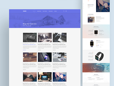 Sueme - Landing PSD Template.