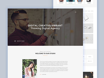 Coor – Creative One Page PSD Template. accessories auto car care business commercial consultancy corporate creative businesses financial furniture illustration logo marketing minimal portfolio professional psd responsive services template unique