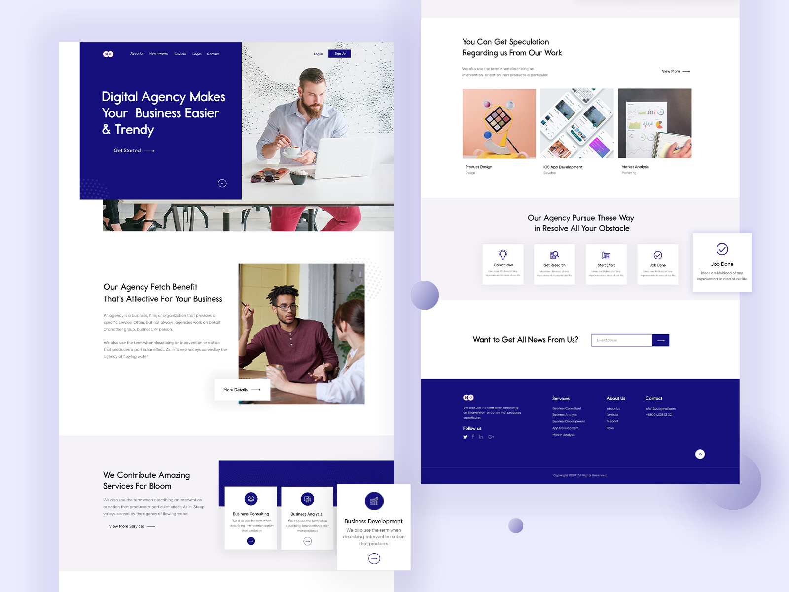 Business Agency Landing Page by Dotpixel Agency on Dribbble