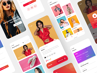 E-Commerce Mobile App white Version by Dotpixel Agency on Dribbble