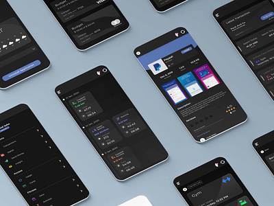 Credit Card Tracking App android app design app design graphic design ui