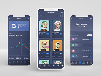 Crypto NFT App UI