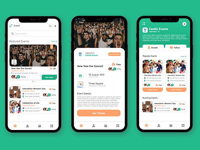 Event App UI Design