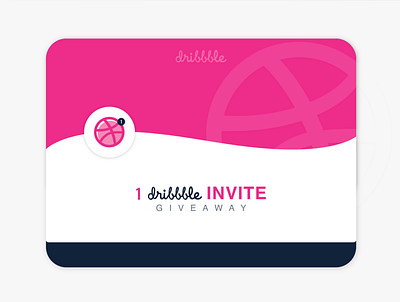 Invite Giveaway design dribbble giveaway invite giveaway portfolio design