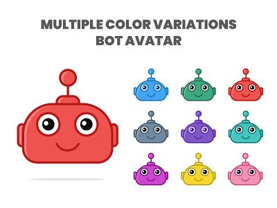 BOT Avatar illustration minimal