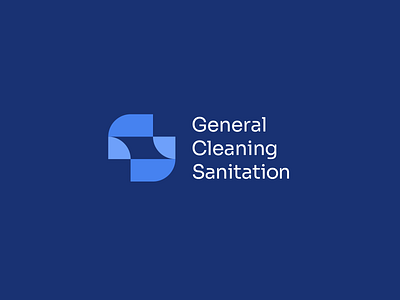 General Cleaning Sanitations | logotype american blue brand branding cleaning clear g logo gcs graphic design identity logo logodesign logodesigner logos logotype minimalism navy