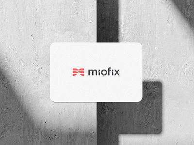 MioFix | Brand Identity branding branding design business card corporate corporate style health identity logo logo design logo m logodesigner logotype m m logo m mark medical medicine myo red sport