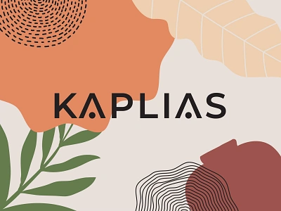 Kaplias - Logo & Pattern abstract art prints botanical botanical illustration crafts hand drawn home decor interior design logo minimalist nature logo nordic organic pattern scandianavian stickers textures wood