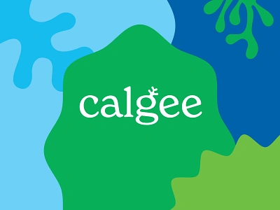 Calgee Wordmark abstract algae branding calgee food and drink gluten free healthy illustration marine omega omega 3 packaging seaweed supplement supplements sustainable type vegan vitamins