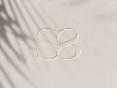 SB Monogram beauty brand branding cosmetics design designer edgy elegant fashion identity logo luxury minimalism modern monogram natural sb sophisticated subtle wordmark