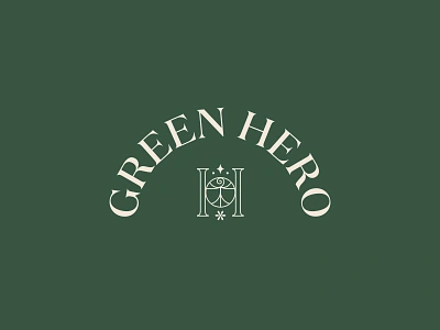 Green Hero Logo alchemy brand identity branding food geometric health holistic logo minimal natural packaging premium self care spices spiritual supplements sustainable vitamins vitruvian man wellness