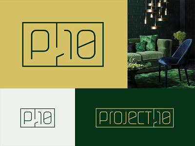 Project 10 contemporary furniture geometric interior architecture interior design line art logo luxury brand minimalist logo modernism