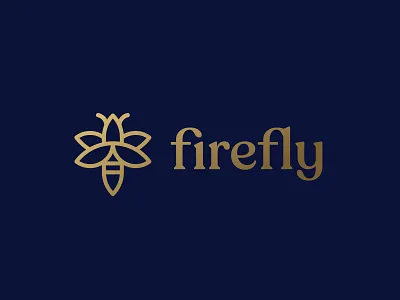 Firefly bee bird bird icon bird logo firefly geometric insect mark minimalist type typography wordmark