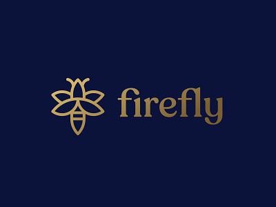 Firefly bee bird bird icon bird logo firefly geometric insect mark minimalist type typography wordmark