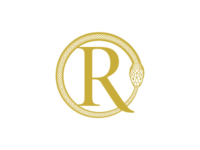 Regina Oswald apparel fashion designer gold high end letter mark luxury fashion monogram ouroboros ro logo snake logo snake pattern