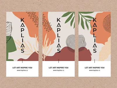 Kaplias Stickers abstract art prints botanical illustration home decor illustration interior design logo logodesign natural logo nature illustration nordic organic pattern design stickers textures