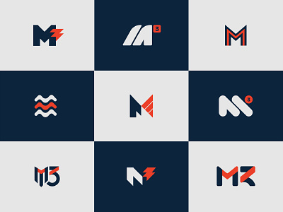 Initial M3 Concepts brand brand and identity brand identity branding design idenity initials letter m logo logomark m3 mark monogram monogram letter mark typography typography design vector